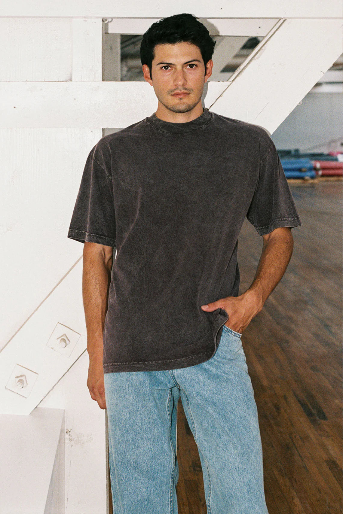 GARMENT DYE CREW NECK T-SHIRT | 1801MW