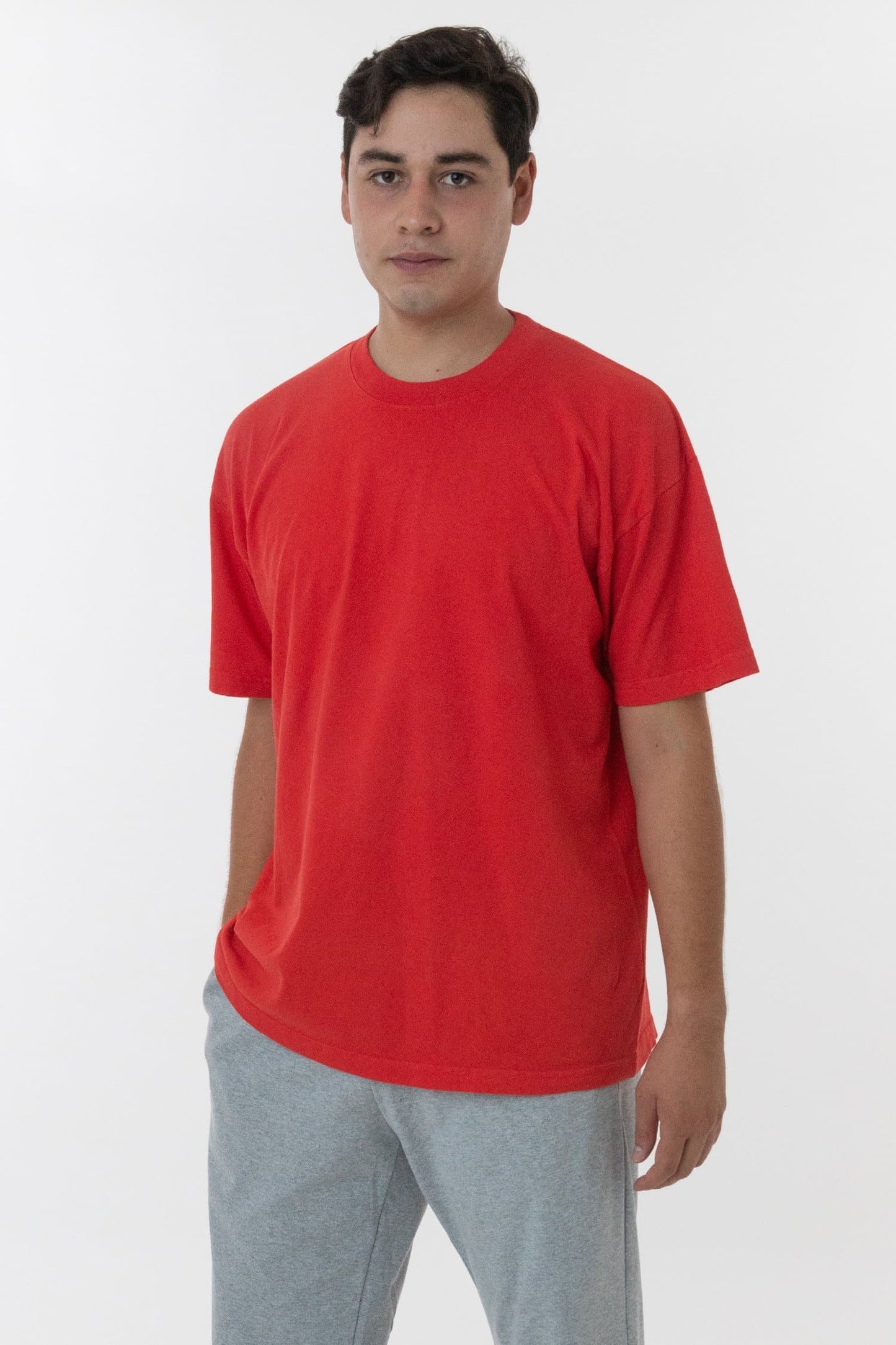 GARMENT DYE CREW NECK T-SHIRT (3XL) | 1801