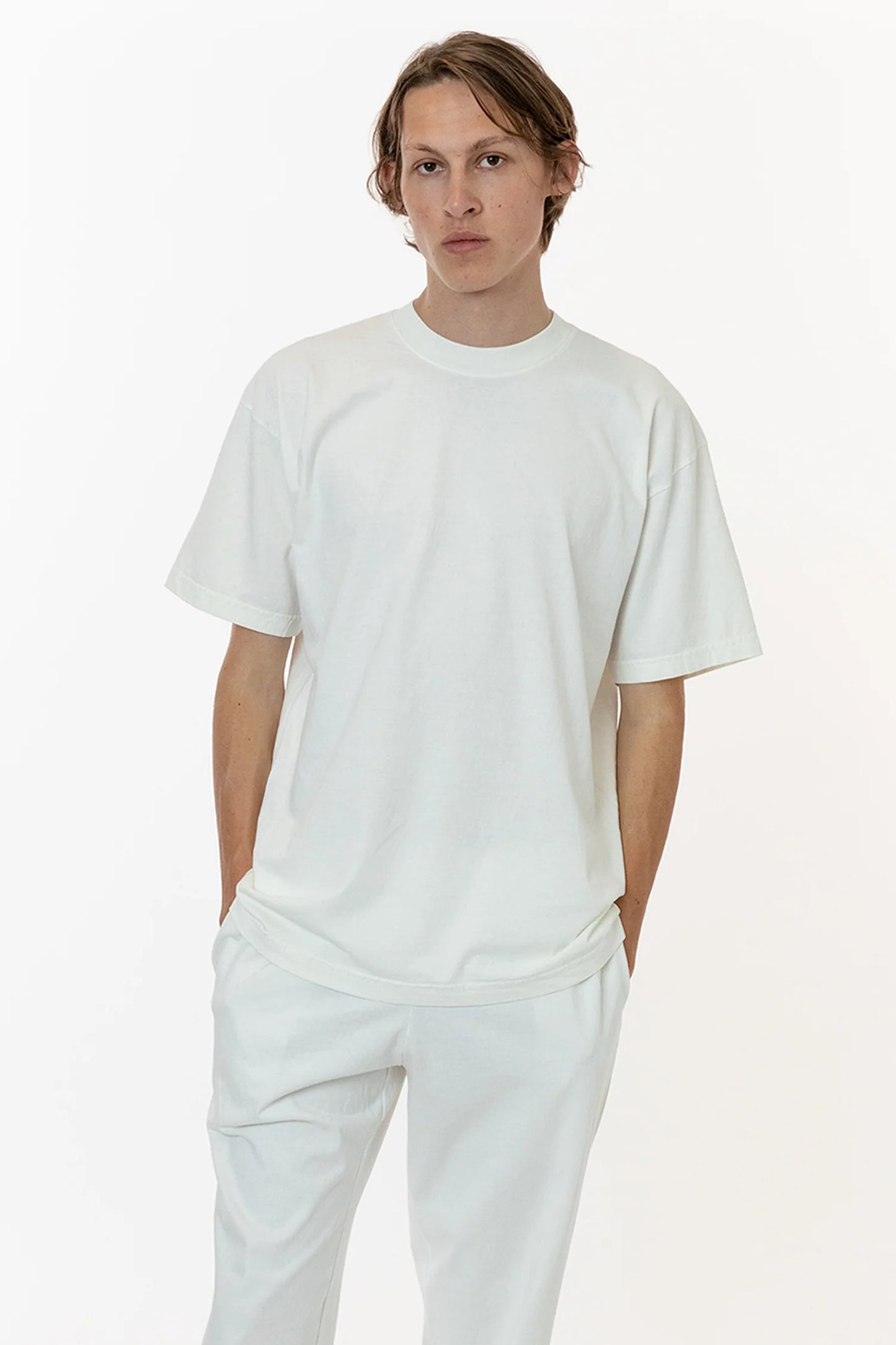 GARMENT DYE CREW NECK T-SHIRT (3XL) | 1801